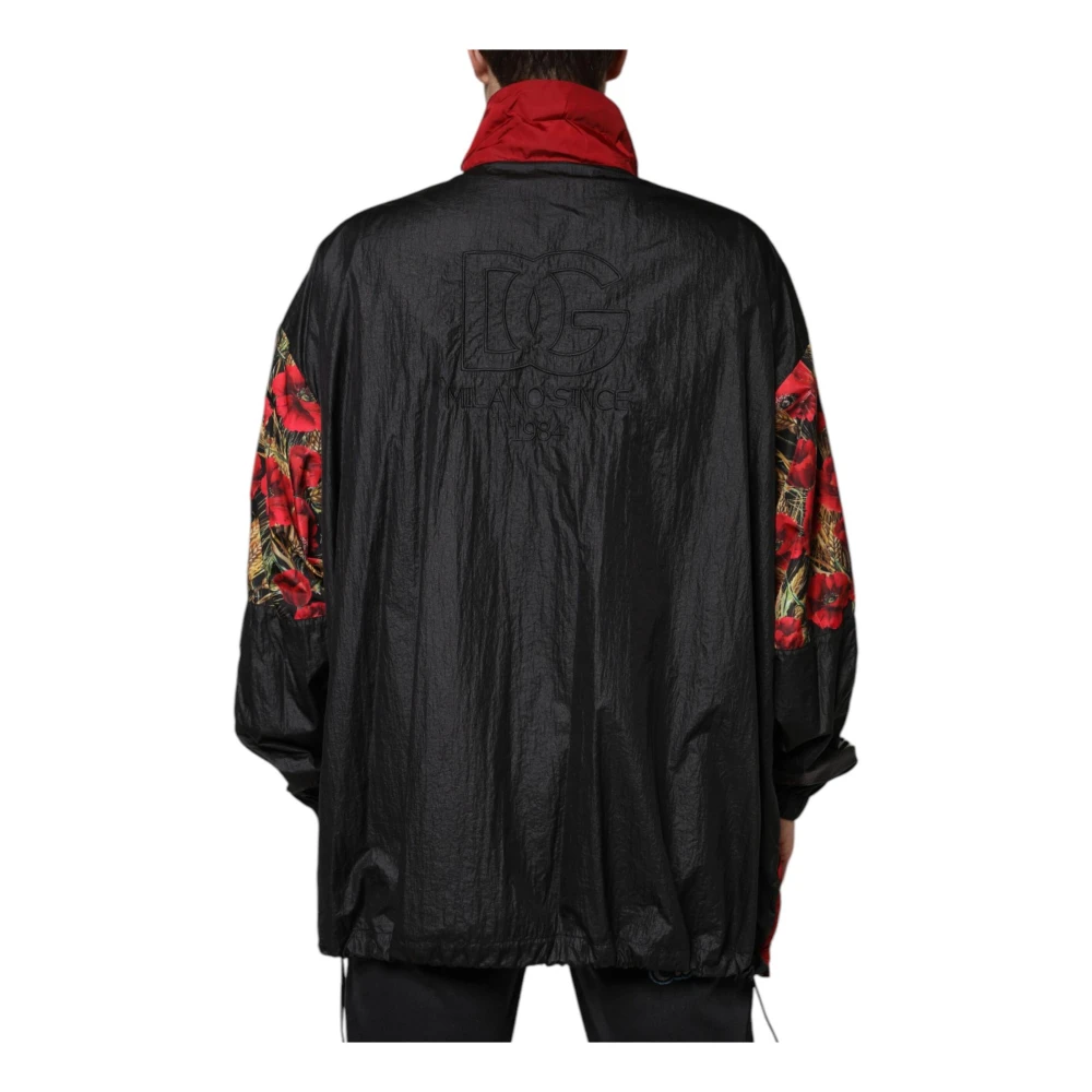 Dolce & Gabbana Kleurrijke Logo Zip Sweater Multicolor Heren