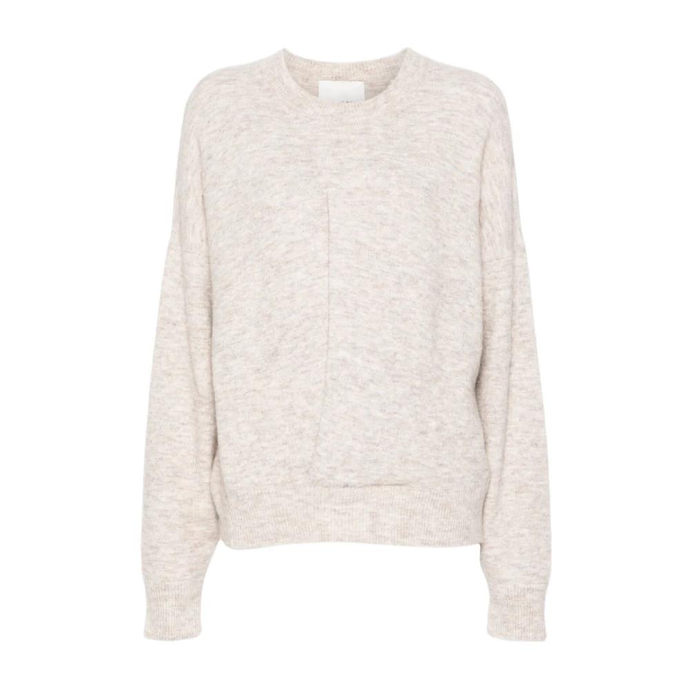 Isabel marant Mélange Gebreide Trui Beige Dames