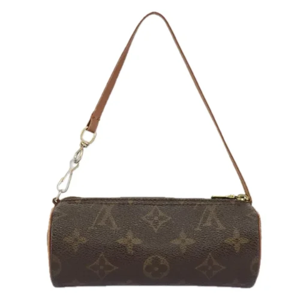 Louis Vuitton Vintage Pre-owned Canvas clutches Brown Dames