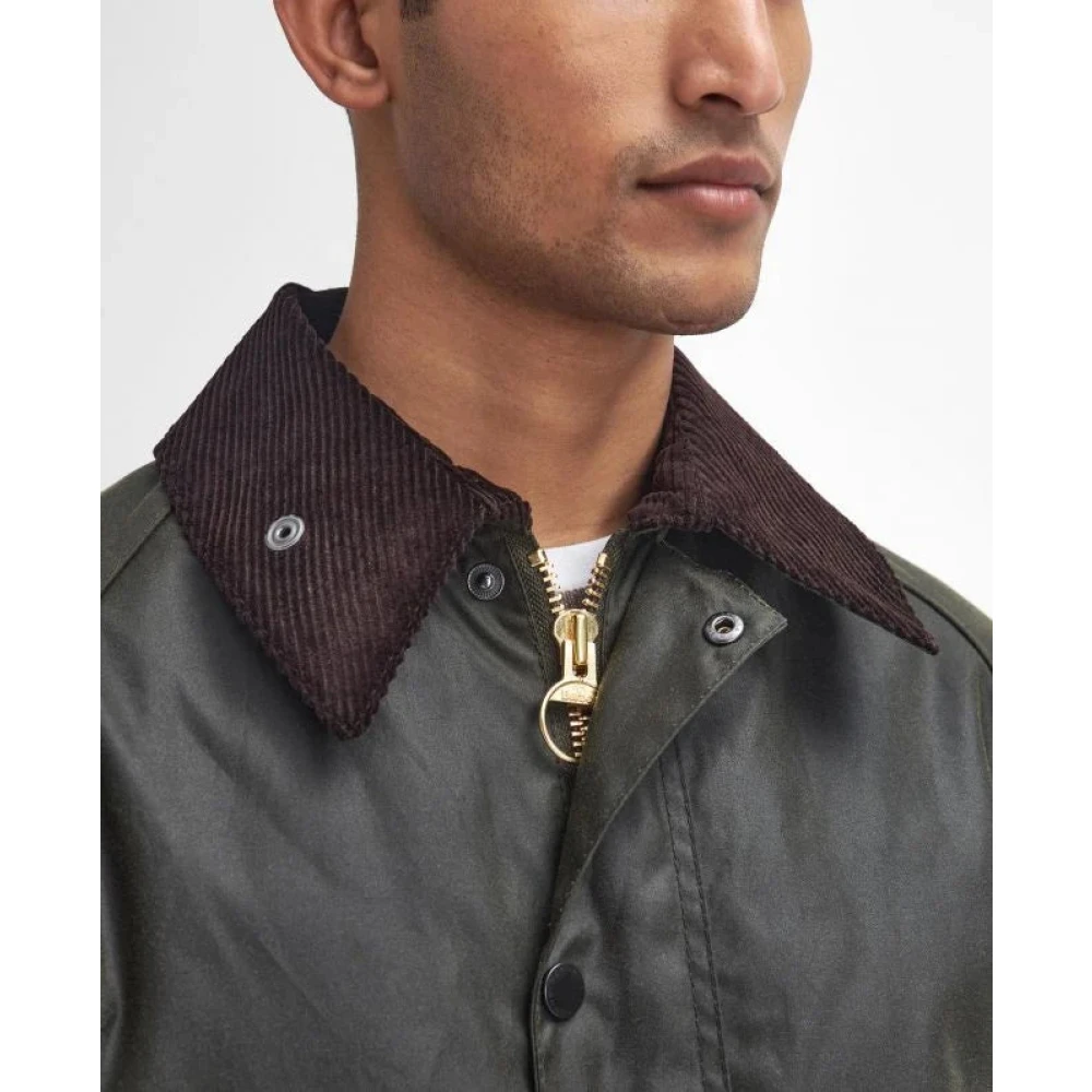 Barbour Gewaxte Archief Olijfjas Green Heren
