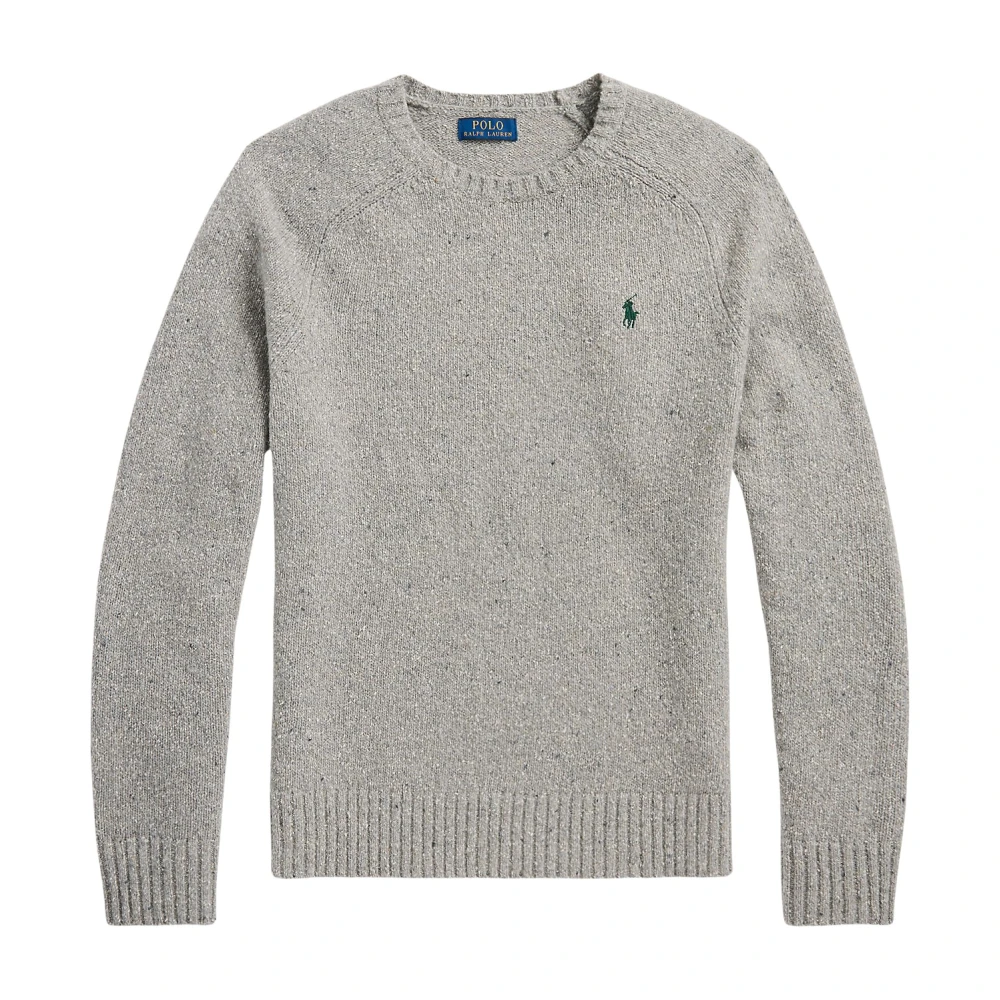 Ralph Lauren Rondgebreide trui Gray Heren