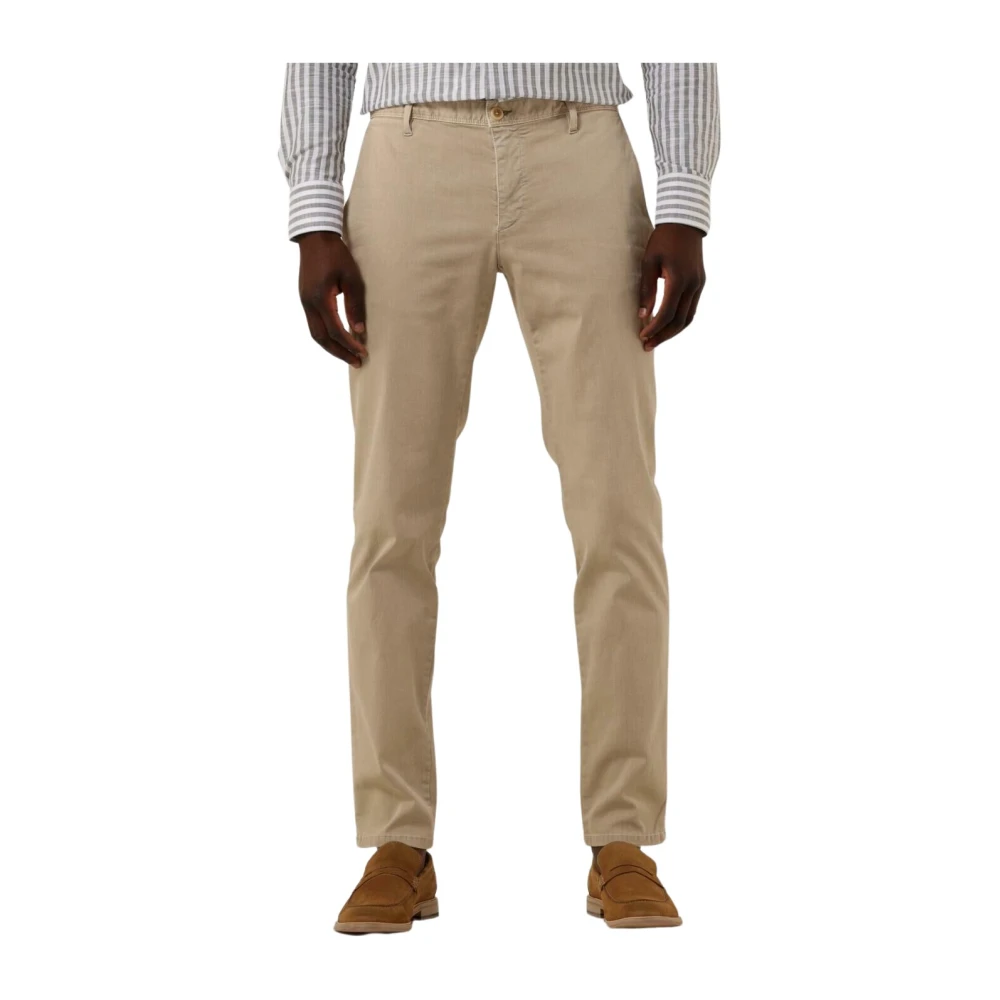 Alberto Men's Beige Chino Trousers - Sand - Chinos - W36 L34 - Trousers