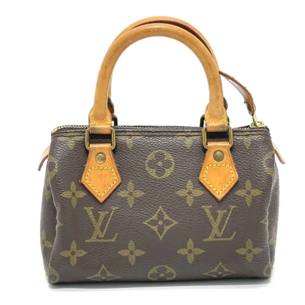 Louis Vuitton Vintage Pre-owned Cotton louis-vuitton-bags Brown Dames