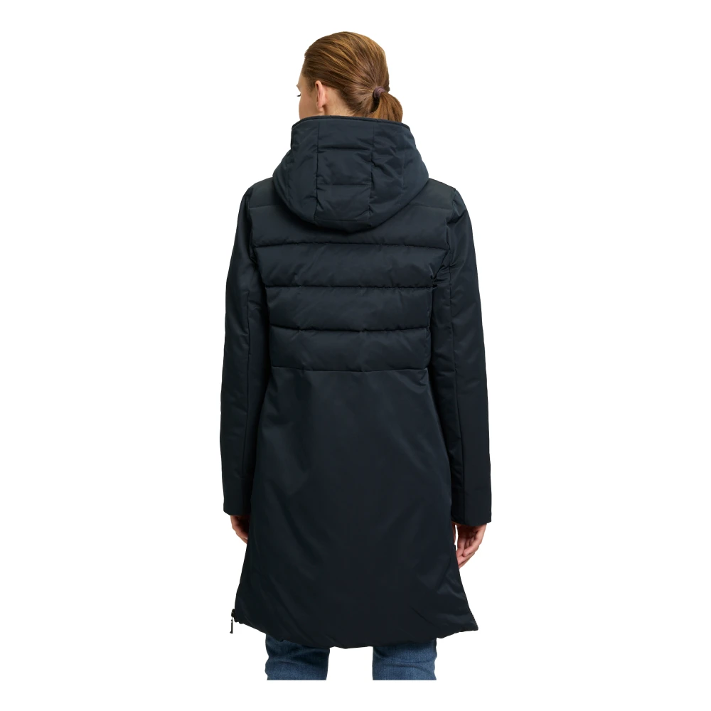 Amber & June Trendy Winterjas Beige Dames