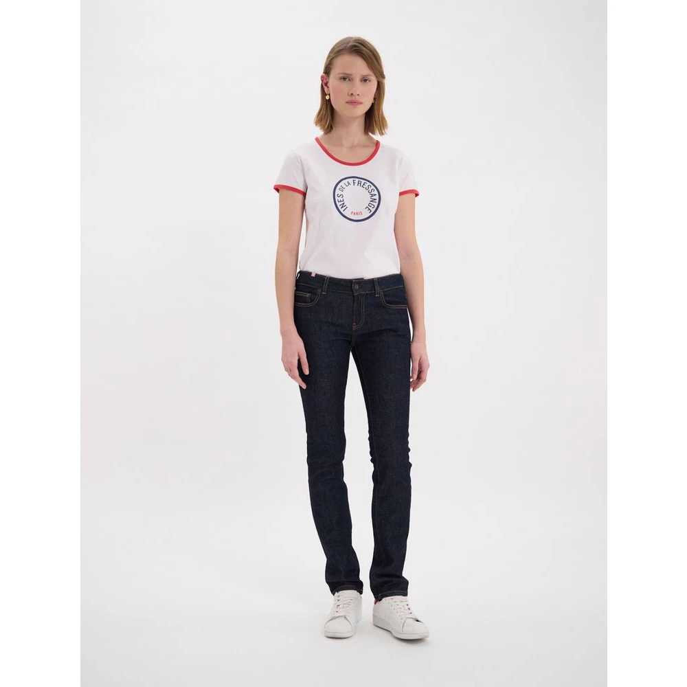 Ines De La Fressange Paris Anemone jeans in marineblauw katoen x Notify Blue Dames