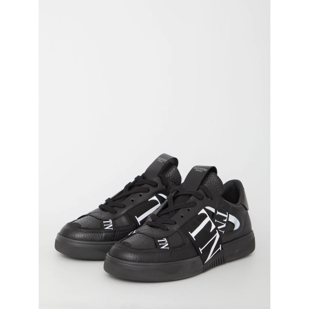 Valentino Garavani Zwarte Aw23 Sneakers met Vltn Logo Black Heren