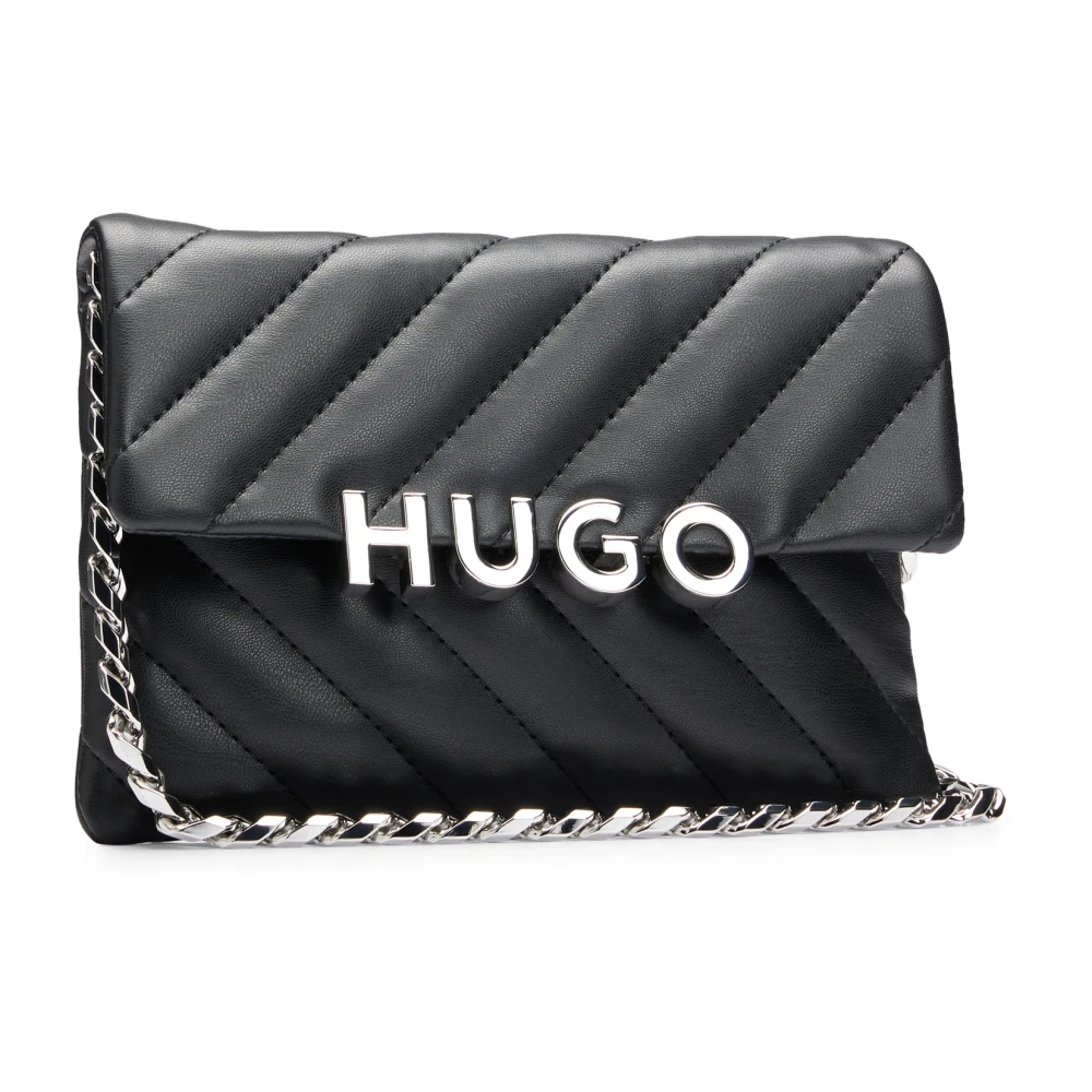 Hugo Boss Lizzie Clutch N. Stijlvol en compact Black Dames