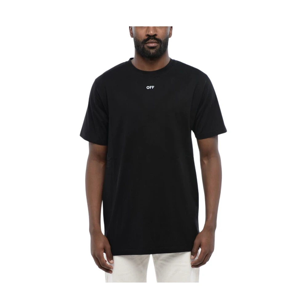 Off-White Black Cotton ARROW Crew-neck T-shirt - L - Image 2
