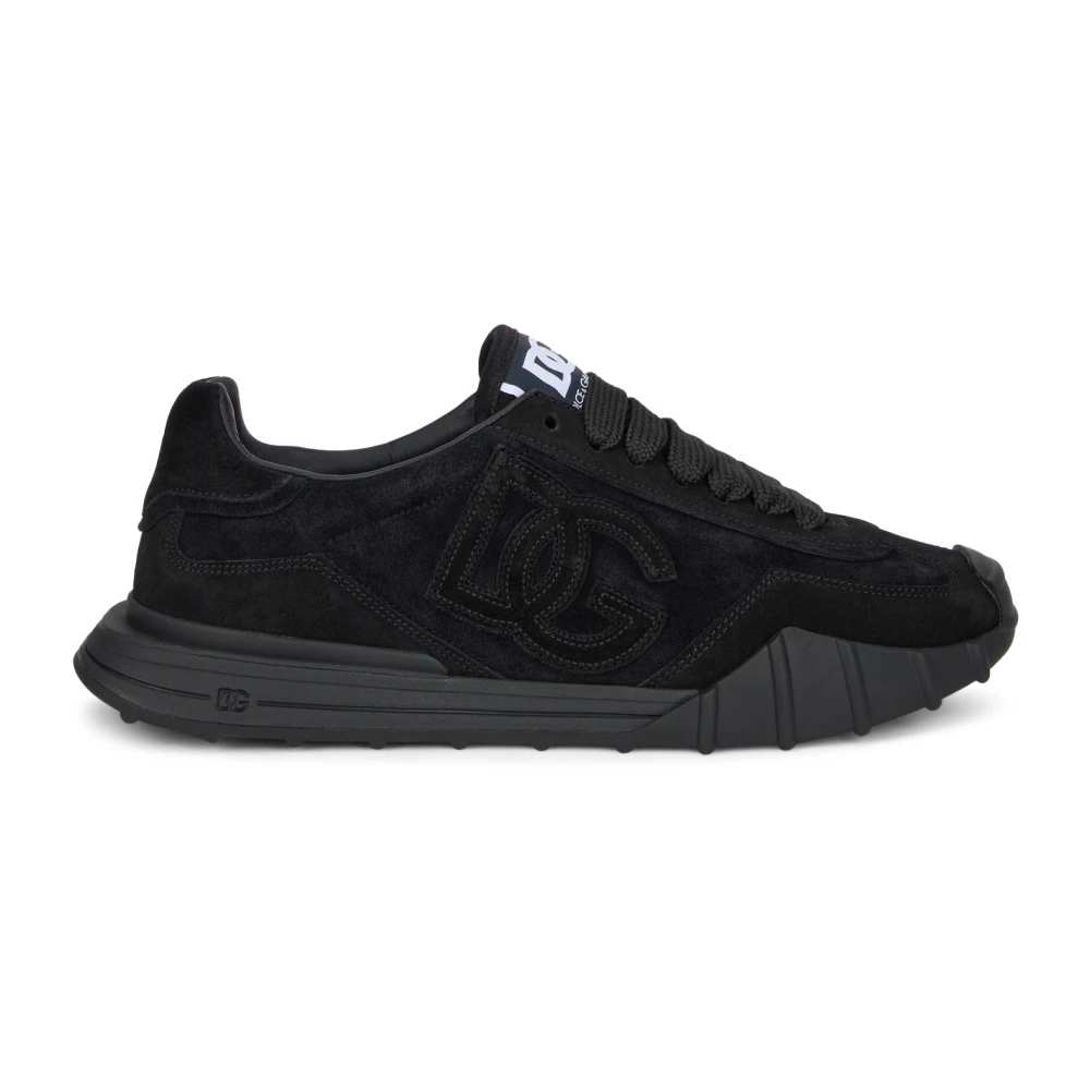 Dolce & Gabbana , Sneakers, Male, Black, 11 Uk, Sports Shoes With Reinforced Sole