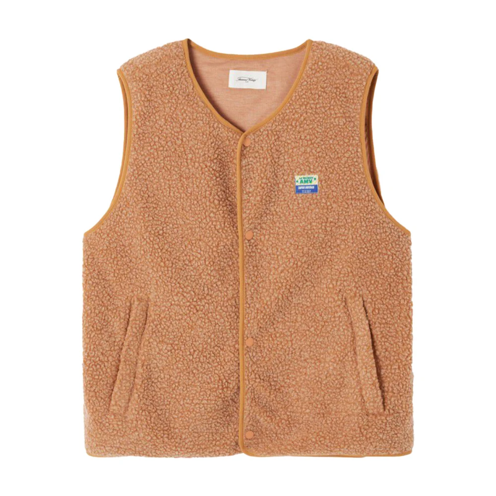 American vintage Stijlvolle Bodywarmer Hoktown Beige Heren