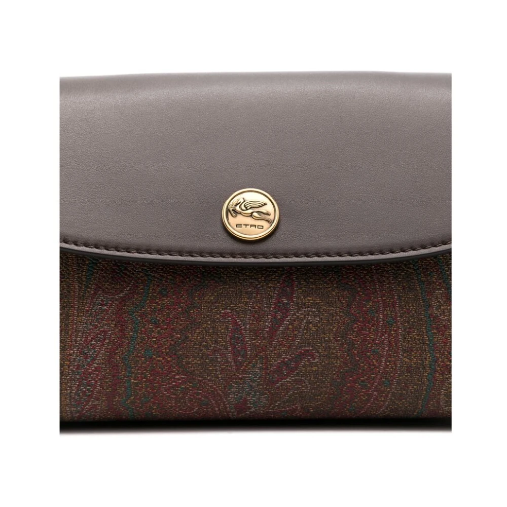 ETRO Bruine Schoudertas met Overslag Brown Dames
