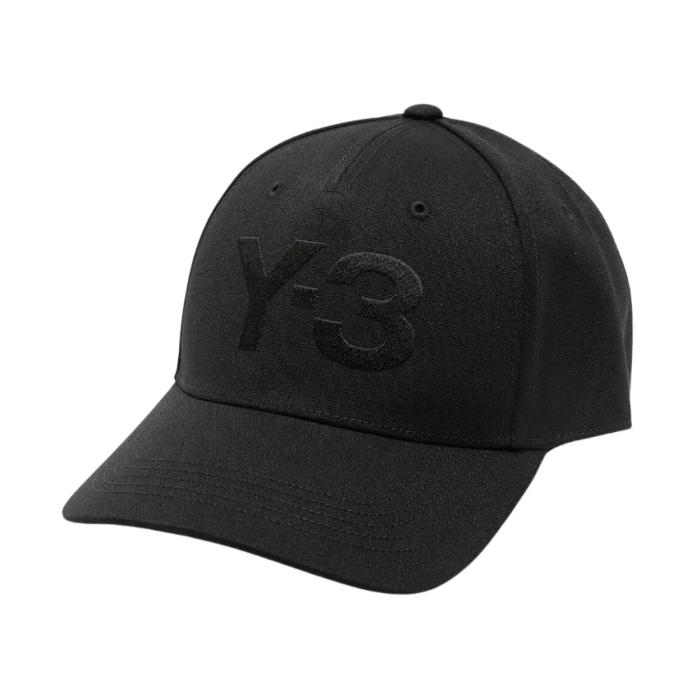 Y-3 Stijlvolle Logo Cap Black