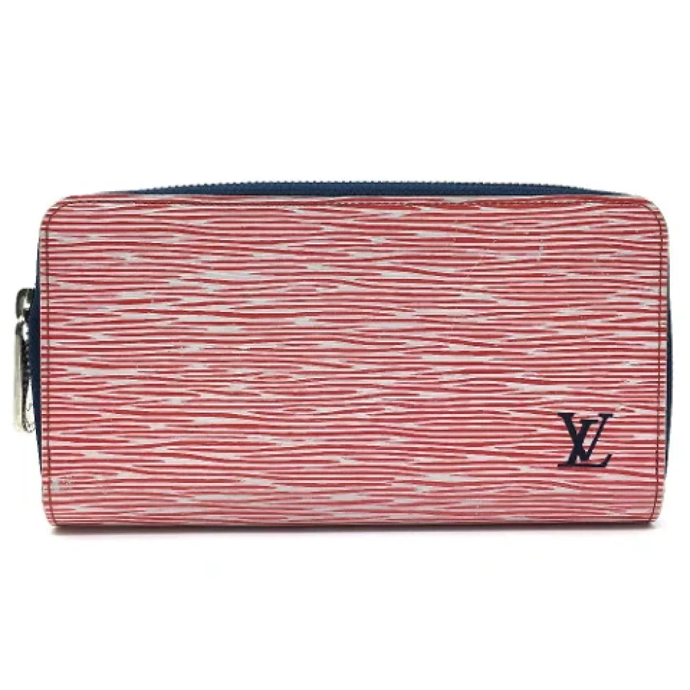 Louis Vuitton Vintage Pre-owned Leather wallets Red Dames