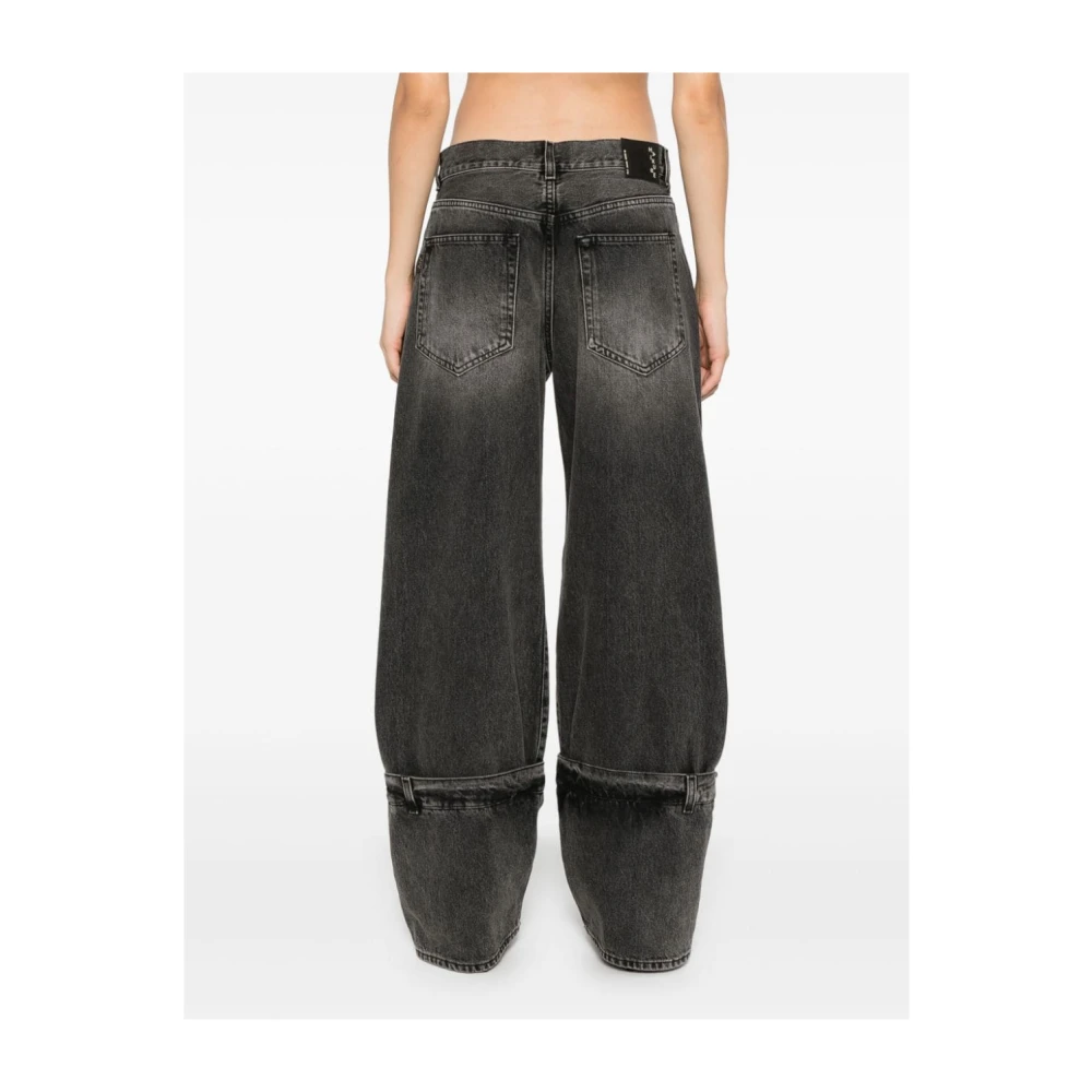 Haikure Wijde Jeans Black Dames