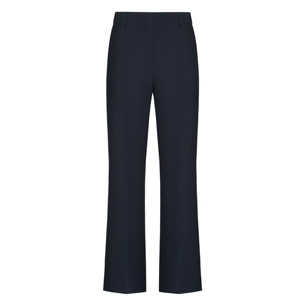 Valentino Garavani Blauwe Broek met Riemlussen Blue Dames