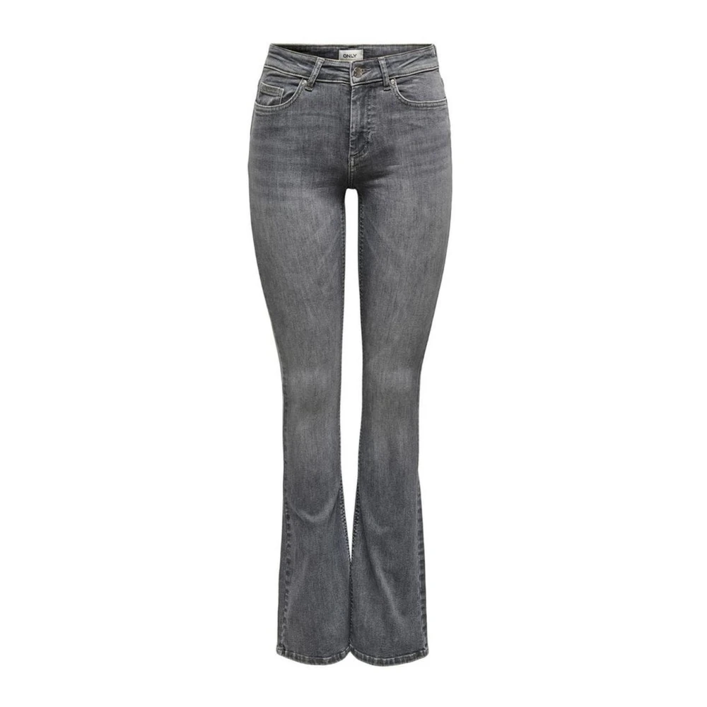 Only Women's Gray Slim Fit Cotton Jeans Collection Xs L30