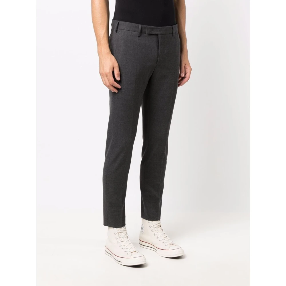 PT Torino Antracite Suit Trousers Gray Heren
