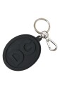 porte-cles-en-metal-avec-logo-dg-en-caoutchouc-noir