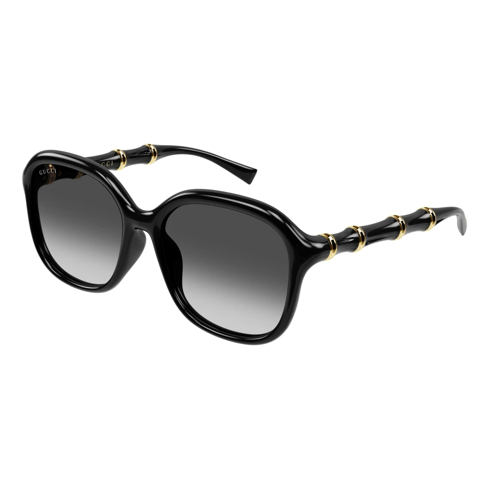 Gucci Women's Black Sunglasses, 55 Mm, Specialized Fit Square Sunglasses