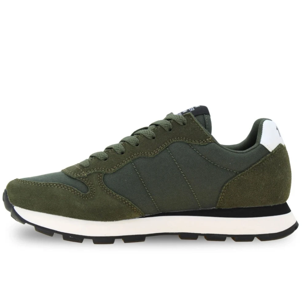 Sun68 Green Sneakers, Male, 6 Uk, Tom Solid Trainers