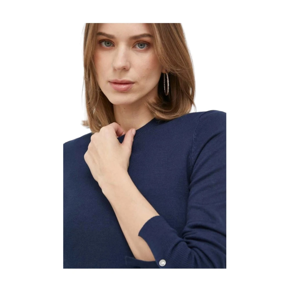 Guess Ronde hals trui Blue Dames