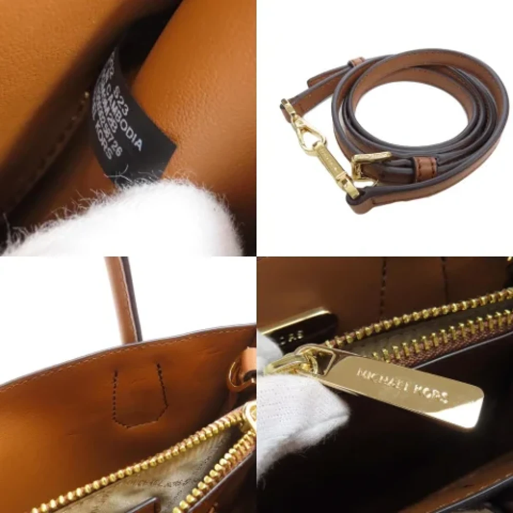 Michael Kors Pre-owned Plastic handbags Brown Dames