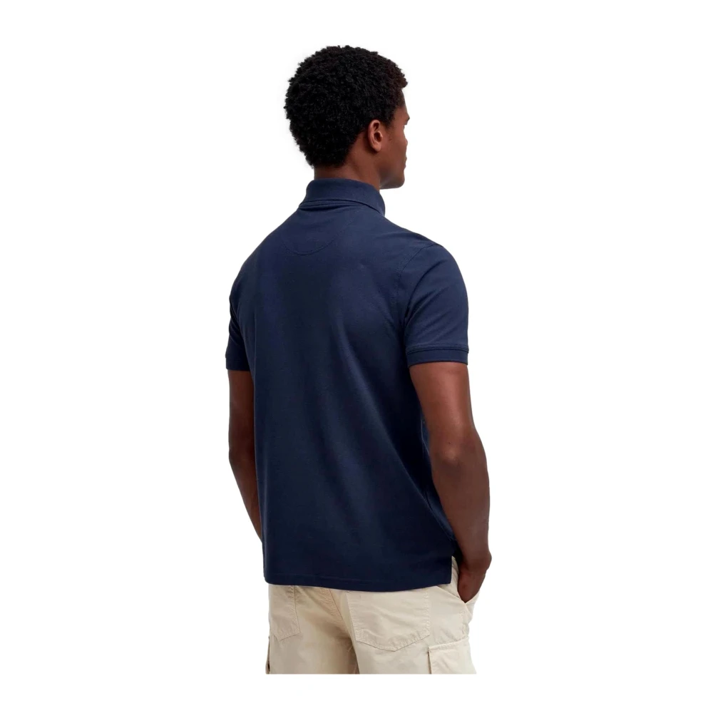 Barbour Lichtgewicht Sport Polo Shirt Blue Heren