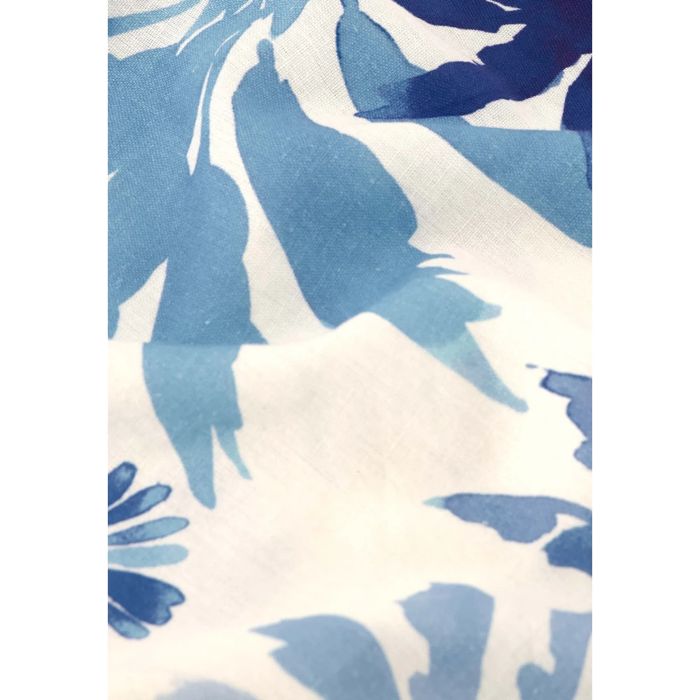 Fabienne Chapot Tropische Blauwe Top met Lange Mouwen Multicolor Dames