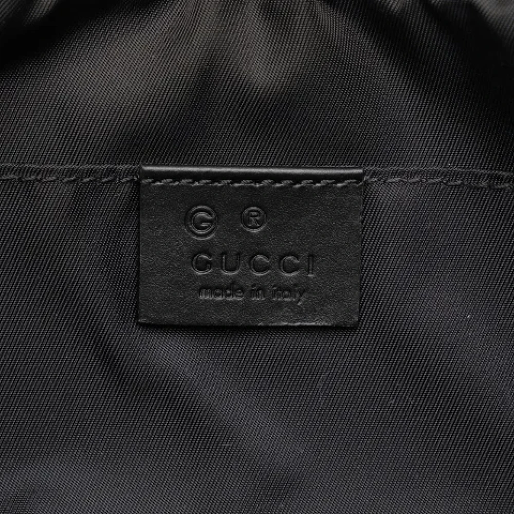Gucci Vintage Pre-owned Canvas gucci-bags Black Dames