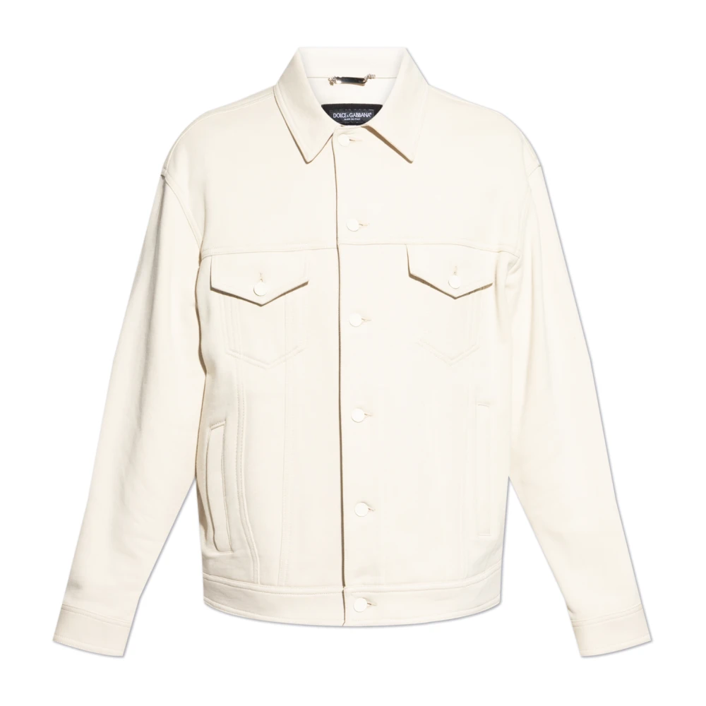 Dolce & Gabbana Katoenen jas Beige Heren