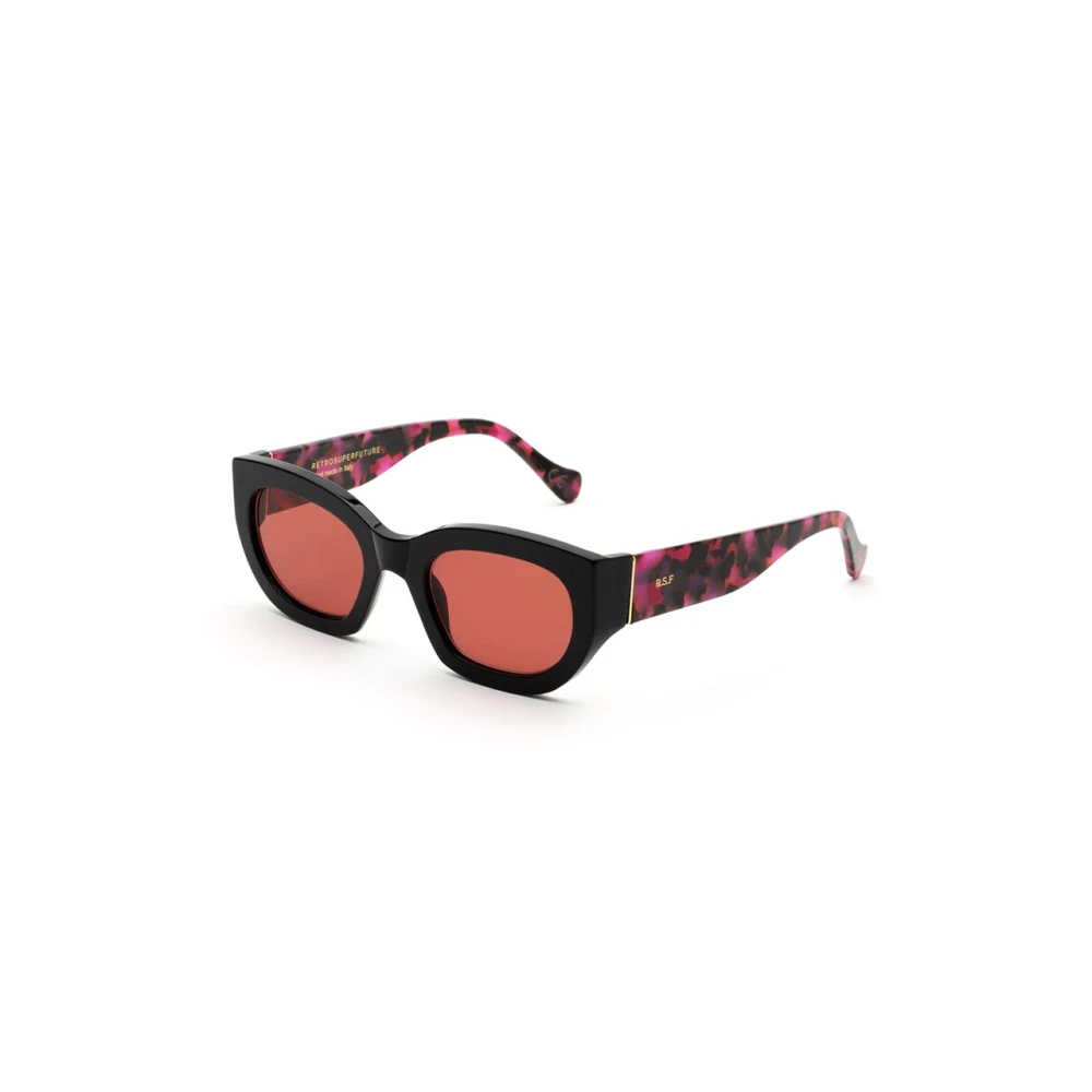 Retrosuperfuture Unisex Black Sunglasses, 53 Mm, Mystery Sunglasses Alva Style