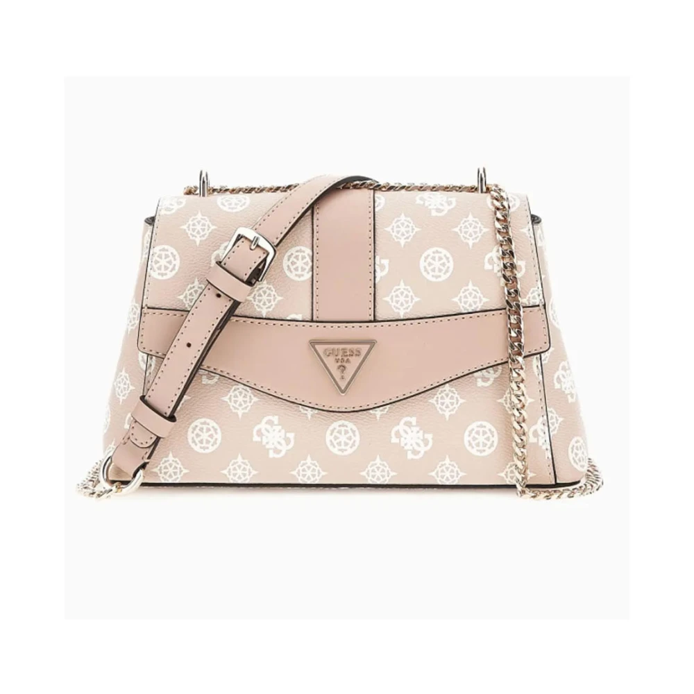 Guess Snygg Crossbody Väska Pink, Dam