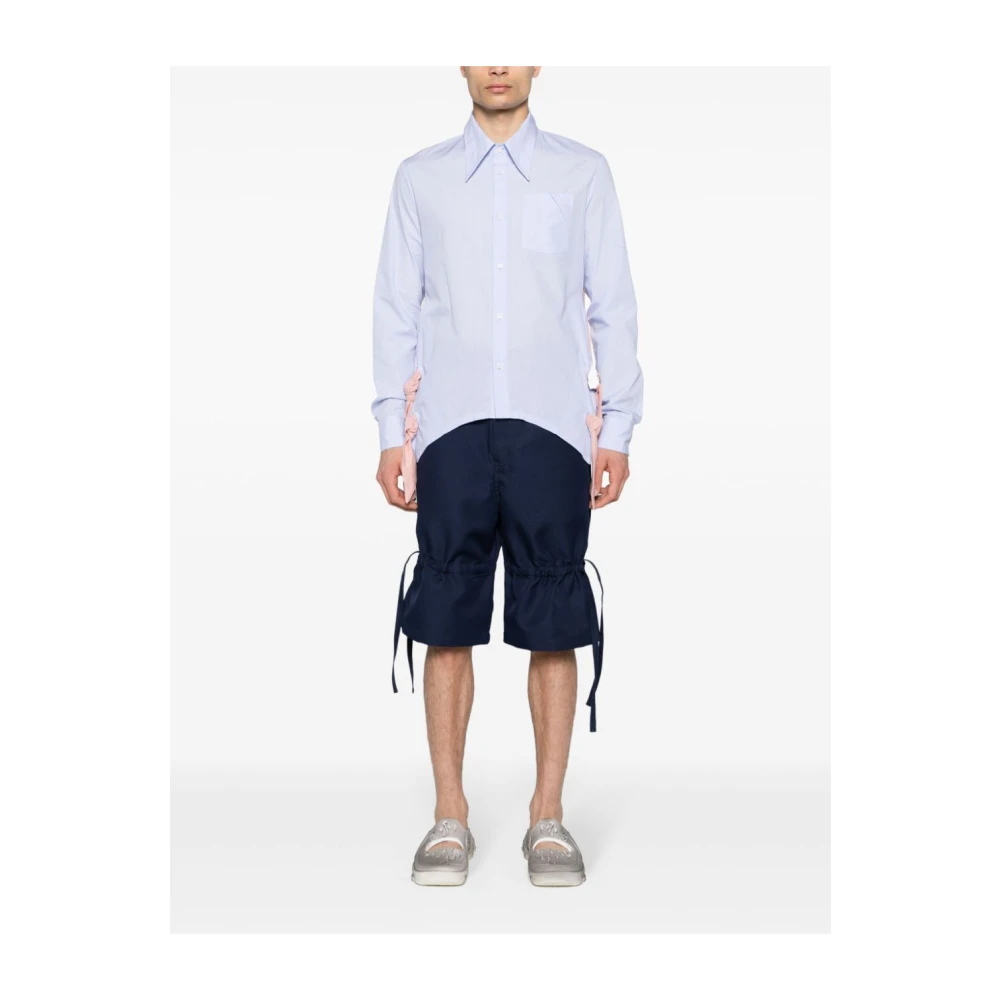 Comme des Garçons Blauwe Denim Broek voor Mannen Blue Heren
