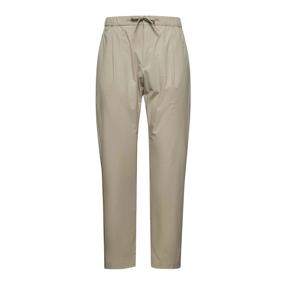 Herno Stretch Nylon Broek Beige Heren