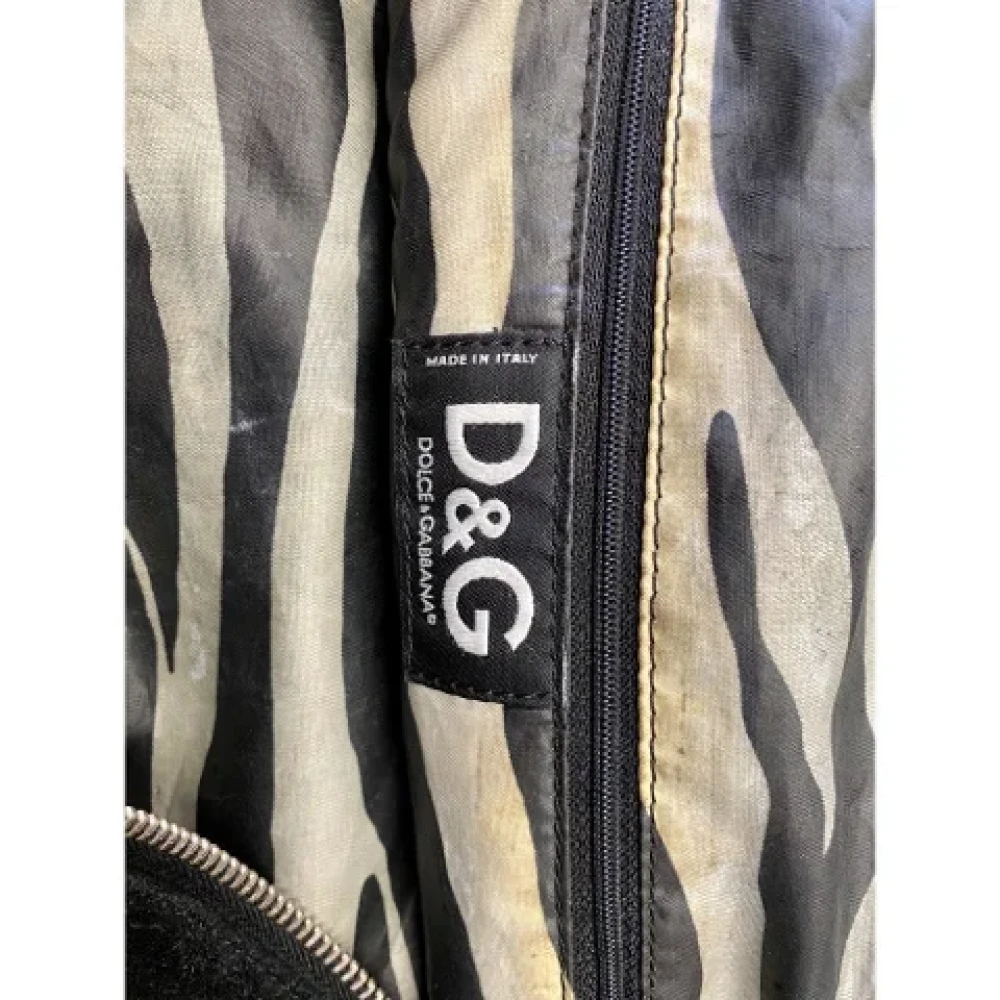 Dolce & Gabbana Pre-owned Suede handbags Black Dames