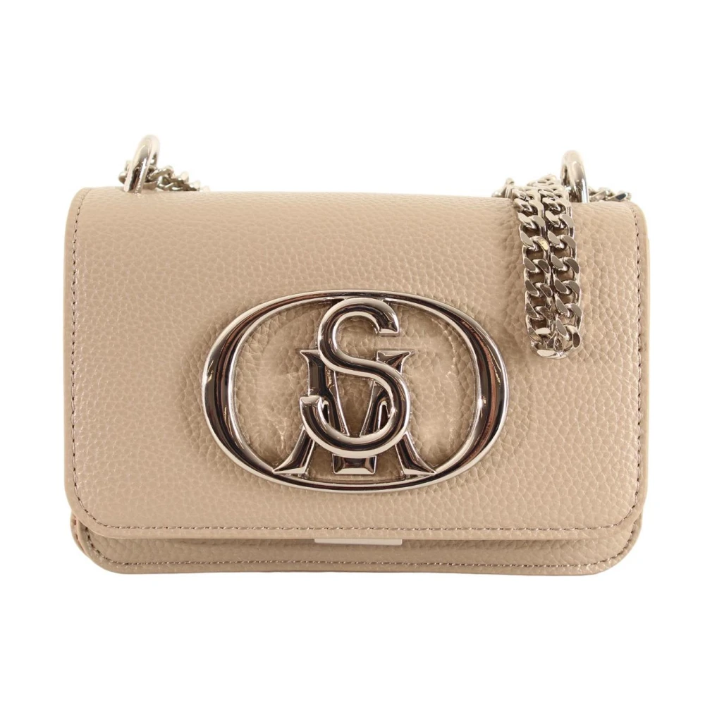 Steve Madden Stijlvolle Crossbody Schoudertas Beige Dames
