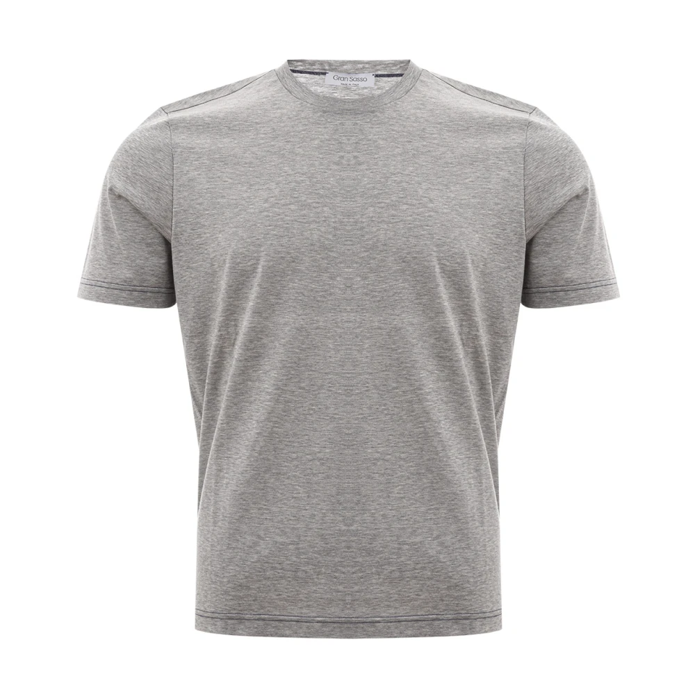 Gran Sasso T-Shirts Gray Heren