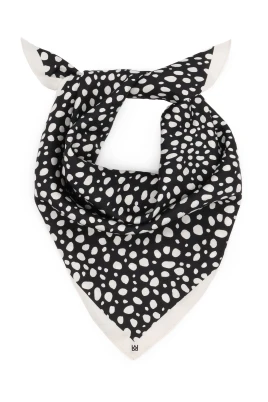 Polka Dot Silk Scarf