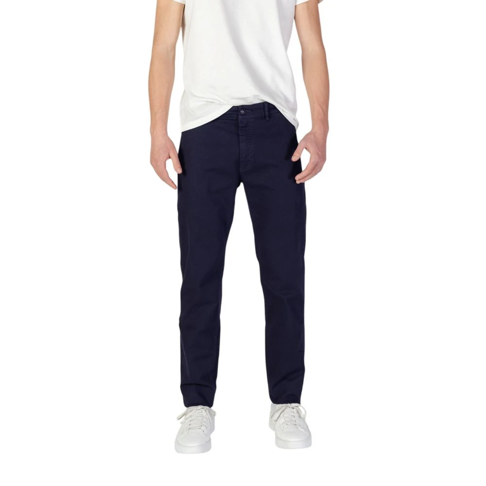 Hugo Men's Blue Slim-Fit Trousers, W40 L32, Slim-Fit Trousers