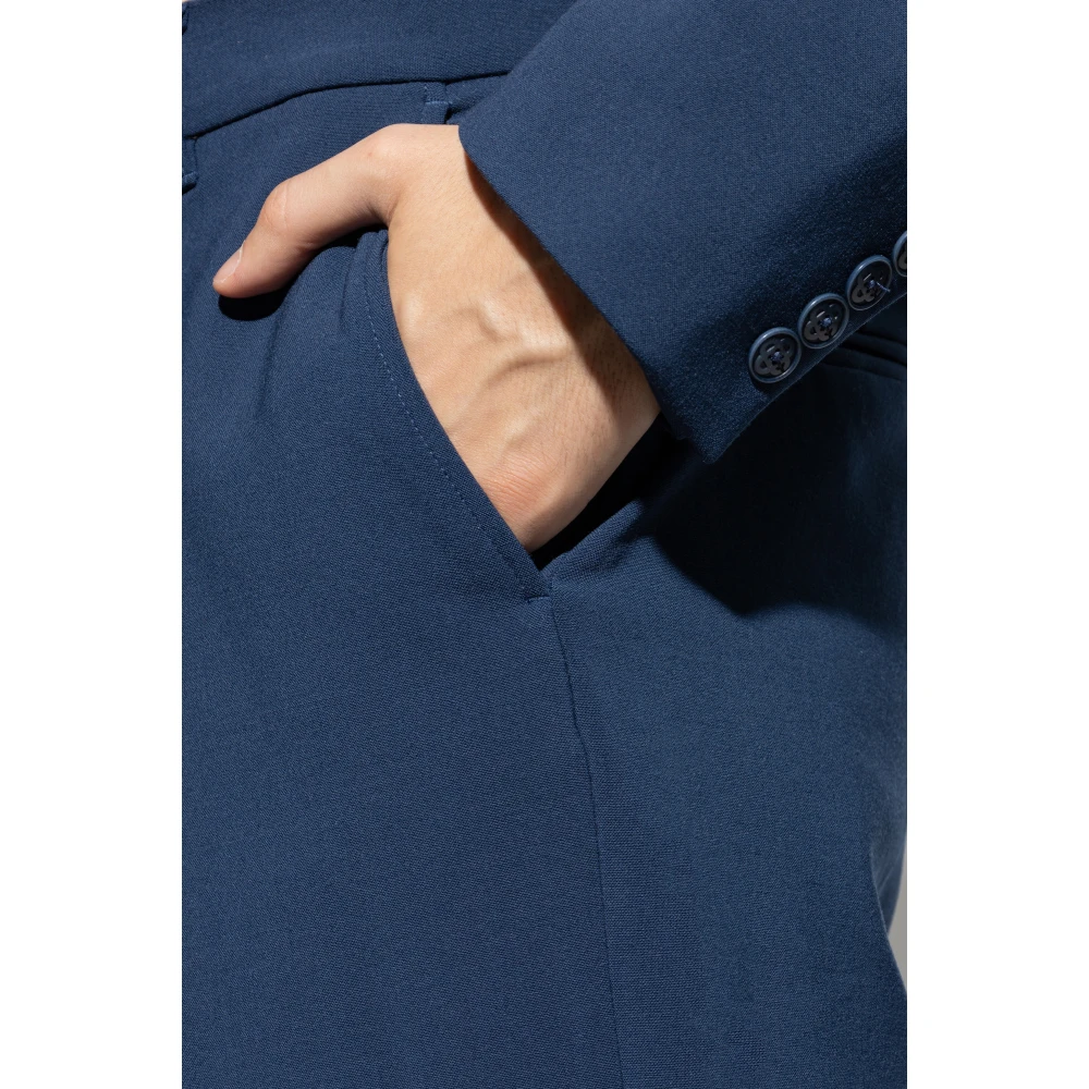 Casablanca Wollen broek Blue Heren