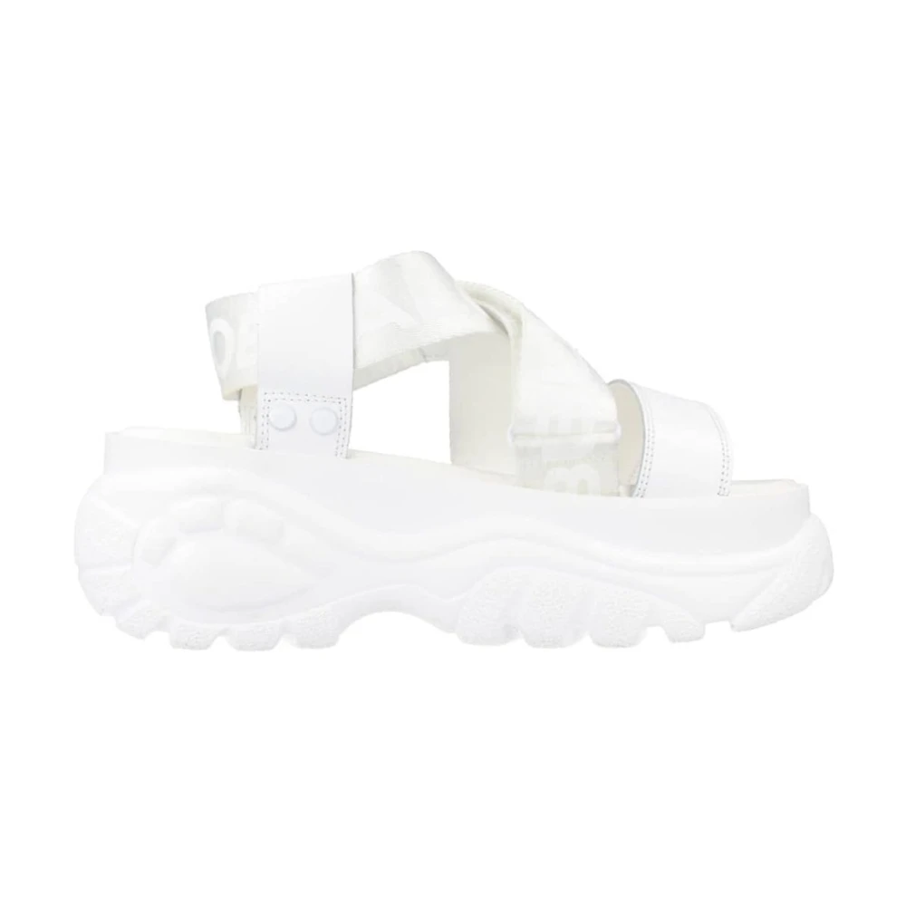 Buffalo Chunky Sole Classic Sandals White, Dam