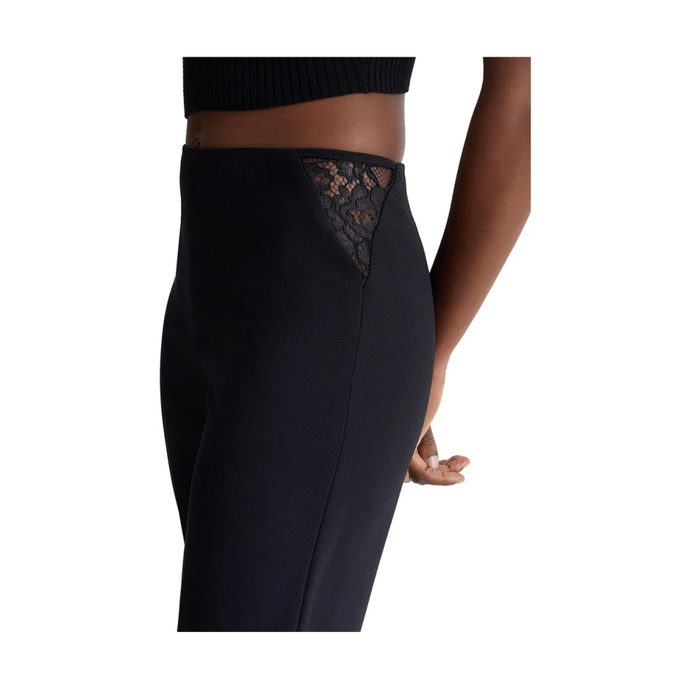 Liu Jo Zwarte Elegante Broek Black Dames