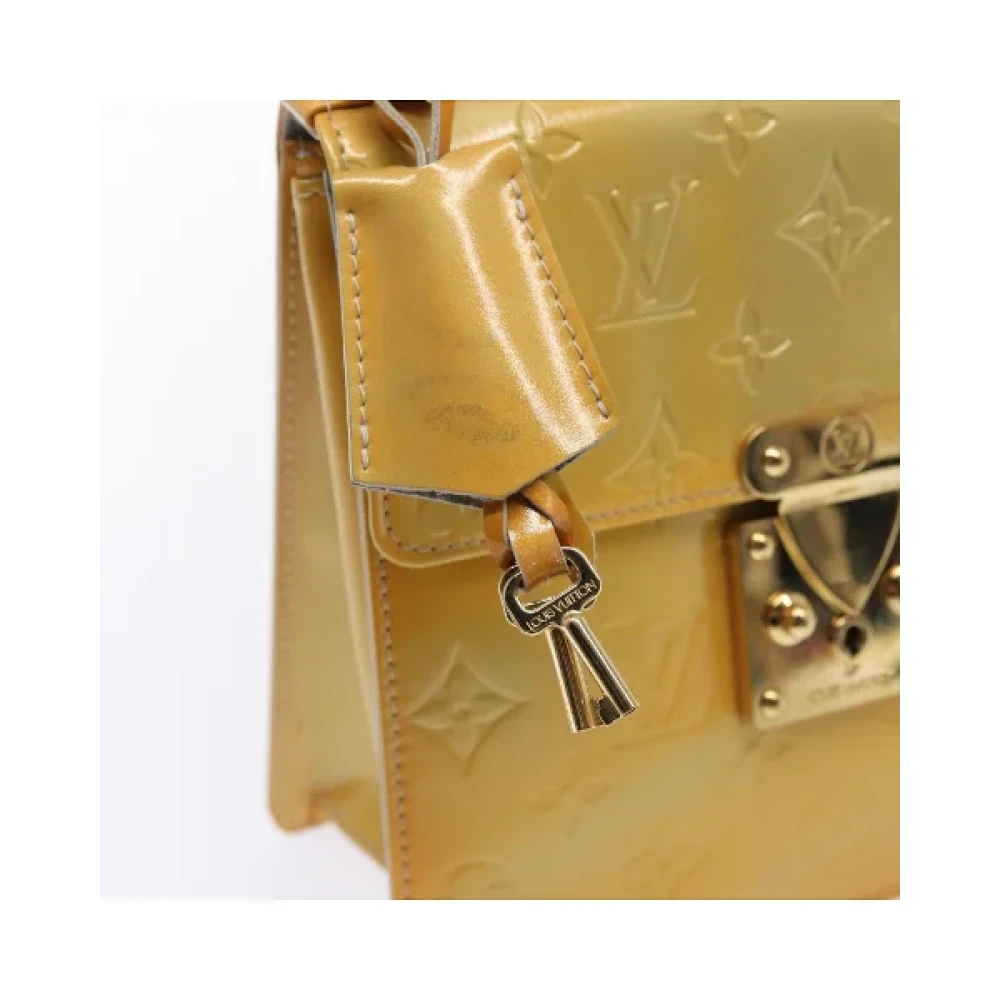 Louis Vuitton Vintage Pre-owned Leather louis-vuitton-bags Yellow Dames