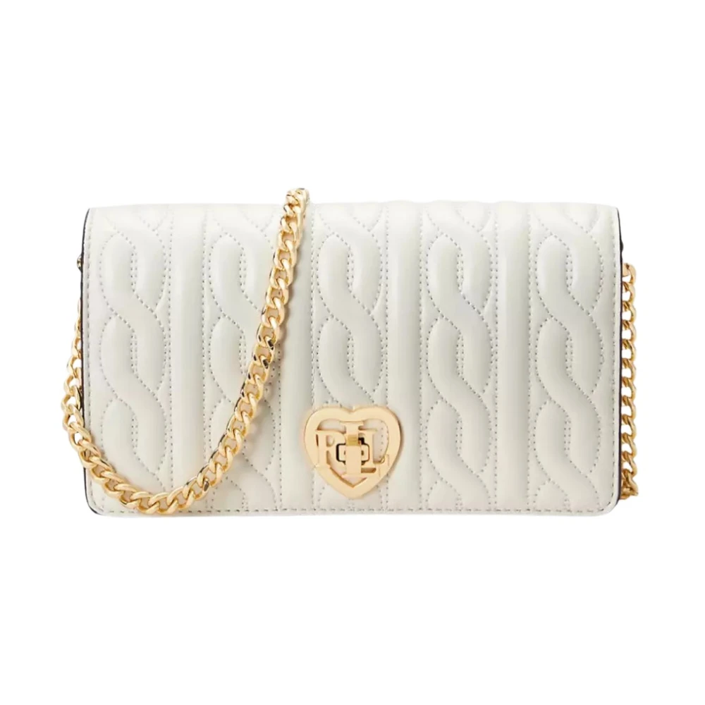 Ralph Lauren Witte leren handtas White Dames
