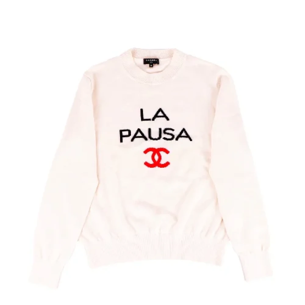Chanel Vintage Pre-owned Cashmere tops Pink Dames