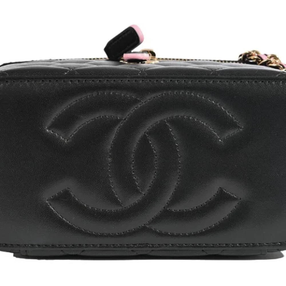 Chanel Vintage Pre-owned Leather chanel-bags Black Dames