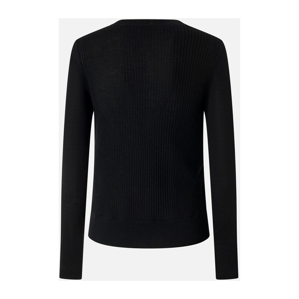 pinko Gebreide trui met knoopsluiting Black Dames