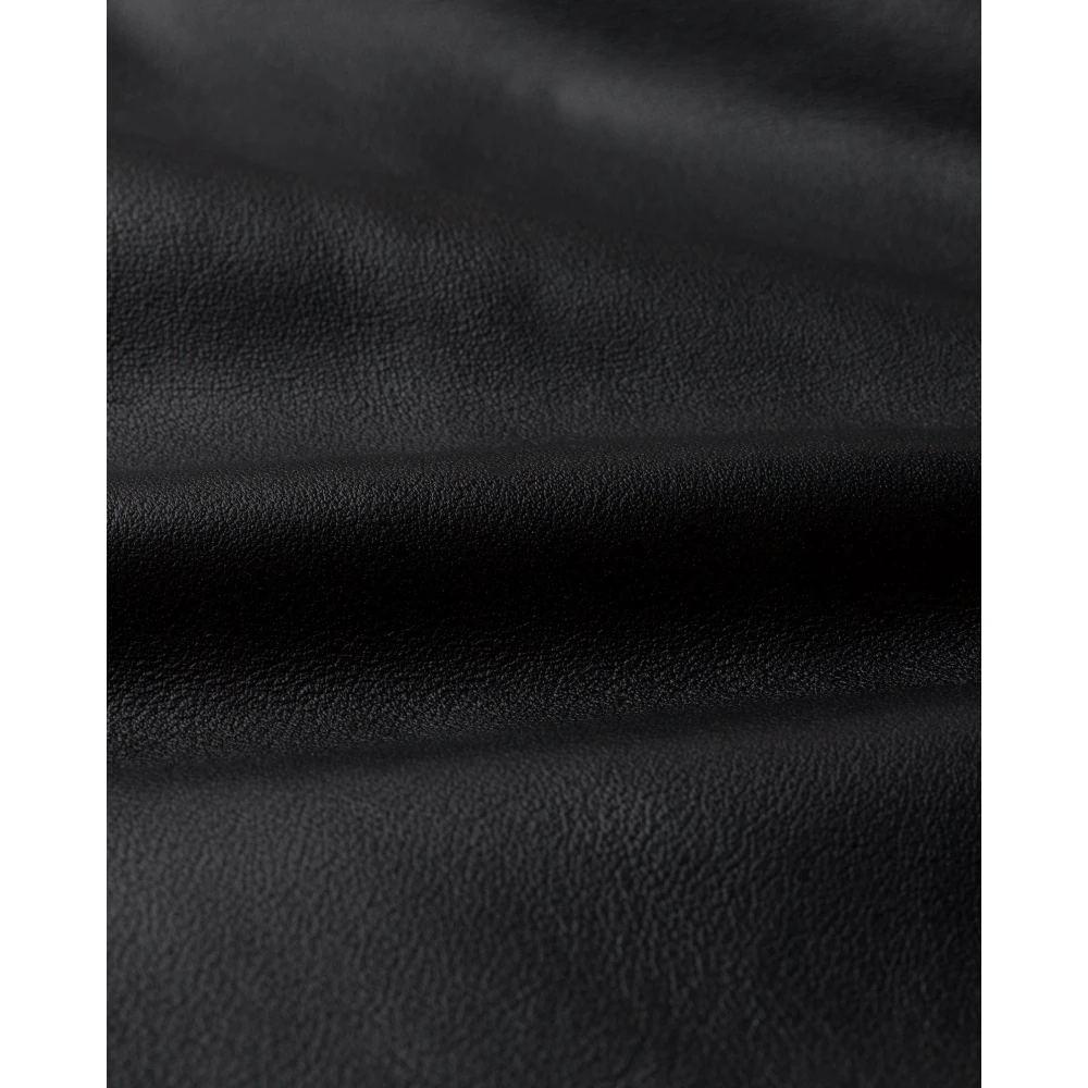 IVY OAK Boxy Leren Blazer Black Dames
