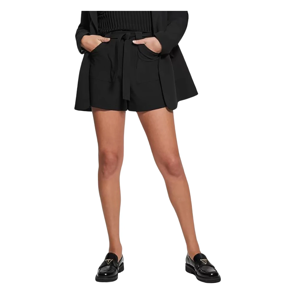 Guess Media Taille Shorts Black Dames