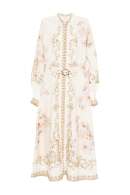 robe-style-baroque-a-imprime-floral